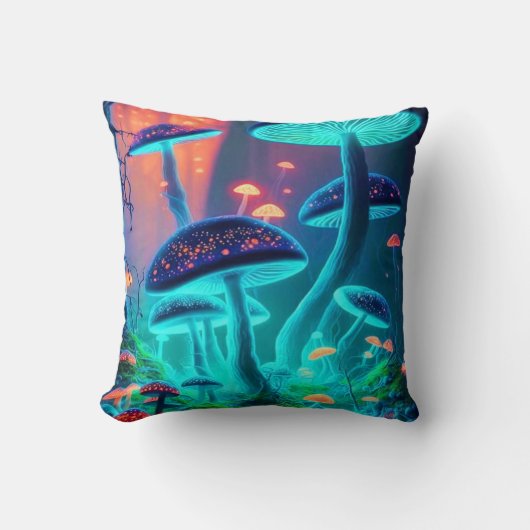 3dファンタジーフォレストグラフィックス クッション (正面)