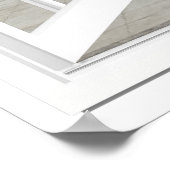 3Dフェイクウィンドウビュースイミングプールポスターアート ポスター (角)