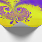 3Dフラクタルを再調整 ラッピングペーパー (角)