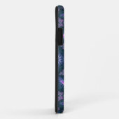 3Dフラクタルアートパターンターコイズ紫ピンク Case-Mate iPhoneケース (裏面/右)