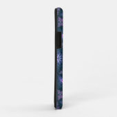 3Dフラクタルアートパターンターコイズ紫ピンク Case-Mate iPhoneケース (裏面/右)