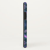 3Dフラクタルアートパターンターコイズ紫ピンク Case-Mate iPhoneケース (裏面/右)