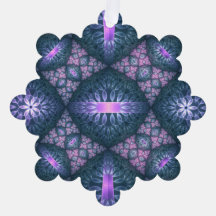 3Dフラクタルアート抽象芸術パターンブルーパープルピンク