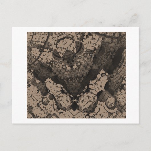 3Dフラクタル画像はがき ポストカード (正面)