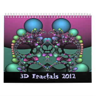 3Dフラクタル2012年 カレンダー