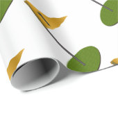 3dフラグ付き緑を入れる – 穴を1つ。 ラッピングペーパー (ロールコーナー)