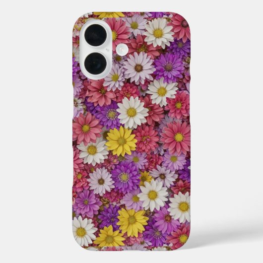 3Dフラワーの壁面スマホケース Case-Mate iPhoneケース (裏面)