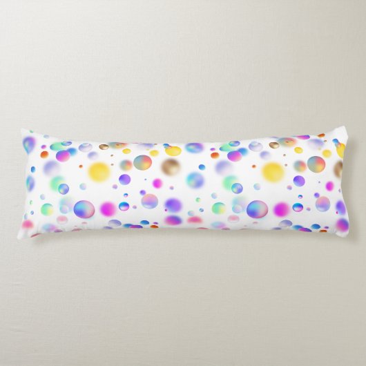 3Dフローティングボールパターン。BGなし ボディピロー (正面)