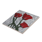 3Dフローラウォールデコールアールヌーボーセラミックタイル タイル (側面)