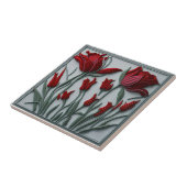 3Dフローラウォールデコールアールヌーボーセラミックタイル タイル (側面)