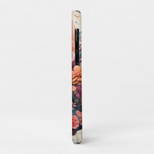 3Dフローラファンタジーベルネーズマウンテンドッグバーズビュー Case-Mate iPhoneケース (裏面/左)