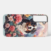 3Dフローラファンタジーベルネーズマウンテンドッグバーズビュー SAMSUNG GALAXYケース (裏面横)