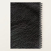 3Dフローラフレームエンボスレザールックモノグラム ノートブック (裏面)