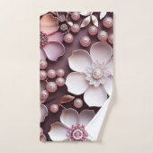 3Dフローラ バスタオルセット (ハンドタオル)