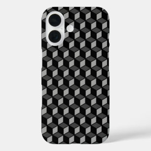 3Dブラック錯視 iPhone 16ケース