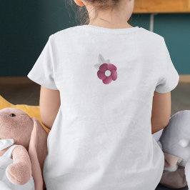 3Dブルーミングフラワーサークルブーケ紙 Tシャツ