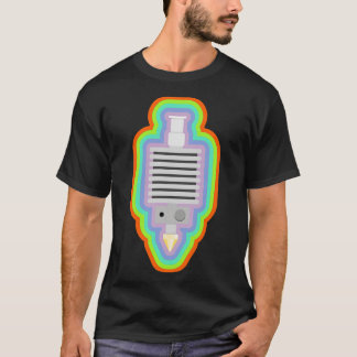 3Dプリンタのホストカラフル縁ど付き Tシャツ