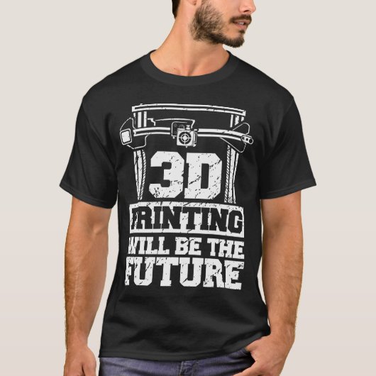 3Dプリンタアクセサリ アディティブ製造業者 印刷 Tシャツ (正面)