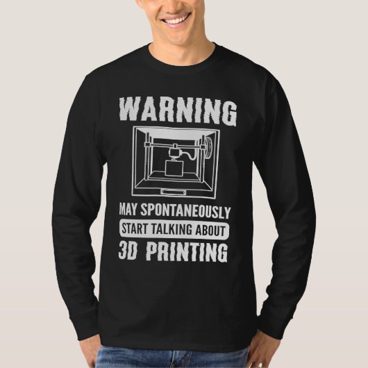 3Dプリンター 3Dプリンター Tシャツ (正面)