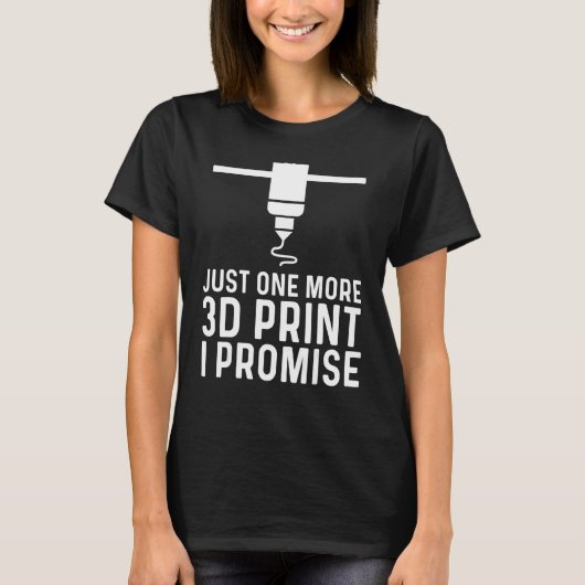 3dプリントデザインメンズ3dプリンターファン tシャツ (正面)