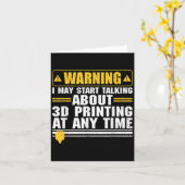 3Dプリントデザイン メンズ レディース 3Dプリント 3D印刷 カード (黄色い花)