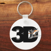 3Dヘリコプター キーホルダー (正面)