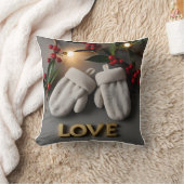 3Dベルベットベビーミッテンス – ダブルデザイン クッション (ブランケット)