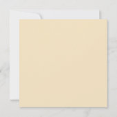 3Dペーパークラフト熱帯ビーチグリーティ空白のングカード (裏面)