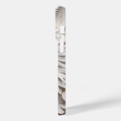 3Dホワイトウルフ顔 Case-Mate iPhoneケース (裏面 / 左)