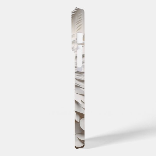 3Dホワイトウルフ顔 Case-Mate iPhoneケース (裏面 / 左)