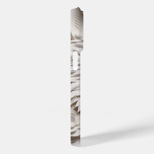 3Dホワイトウルフ顔 Case-Mate iPhoneケース (裏面 / 右)