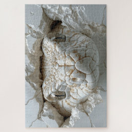 3Dホワイトキングコブラスネークジグソーパズル ジグソーパズル