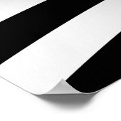 3Dホワイトボール黒い線 ポスター (角)