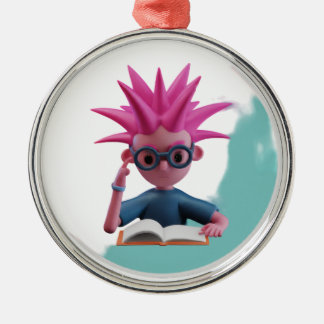 3Dボーイステッカーオーナメント メタルオーナメント