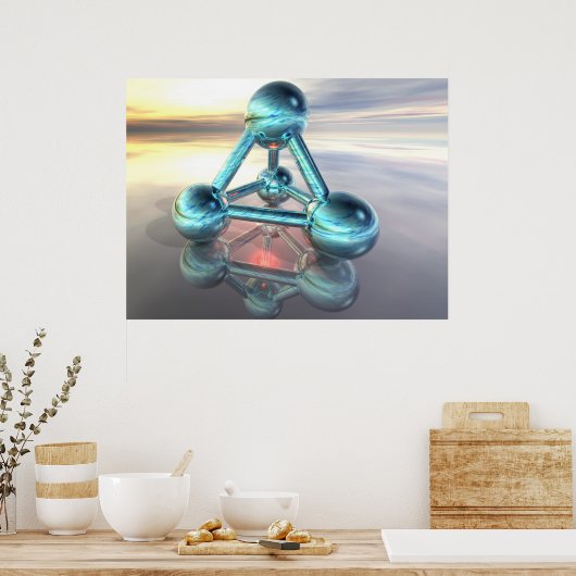 3Dボール ポスター (キッチン)