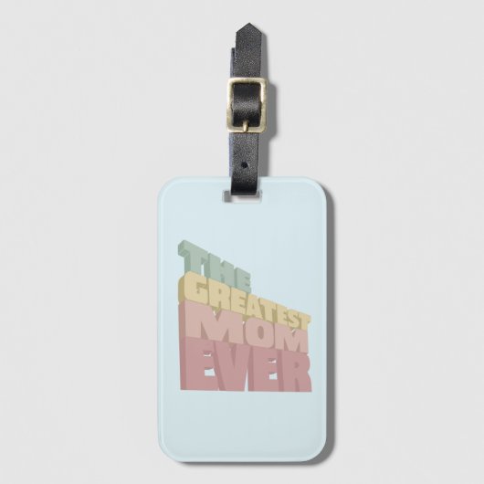 3Dマもっとも偉大ムエバーデザイン ラゲッジタグ (正面縦)