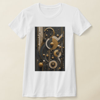 3Dマイクロモザイクの幾何学的調和 Tシャツ