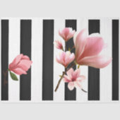 3Dマグノリアピンクフラワーデクページティッシュペーパー 薄葉紙 (正面)