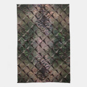 3Dマスを背景Tの打ちガラスと混ぜる キッチンタオル (縦)