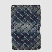 3Dマスを背景Tの打ちガラスと混ぜる ゴルフタオル (正面)