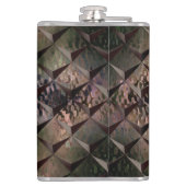 3Dマスを背景Tの打ちガラスと混ぜる フラスク (裏面)