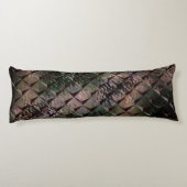 3Dマスを背景Tの打ちガラスと混ぜる ボディピロー (裏面)