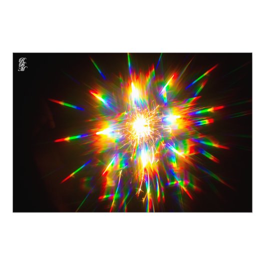 3Dメガネによる花火1 フォトプリント            (正面)