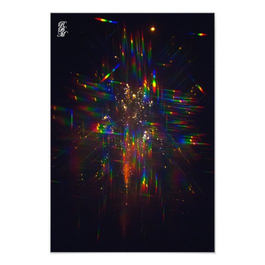 3Dメガネによる花火2 フォトプリント            (正面)