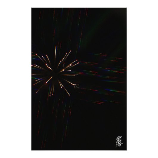 3Dメガネによる花火5 フォトプリント            (正面)