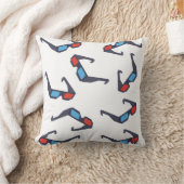 3Dメガネパターン装飾用クッション クッション (ブランケット)