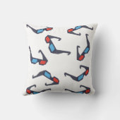 3Dメガネパターン装飾用クッション クッション (裏面)