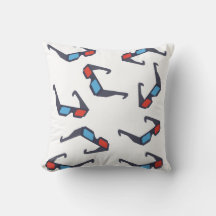 3Dメガネパターン装飾用クッション