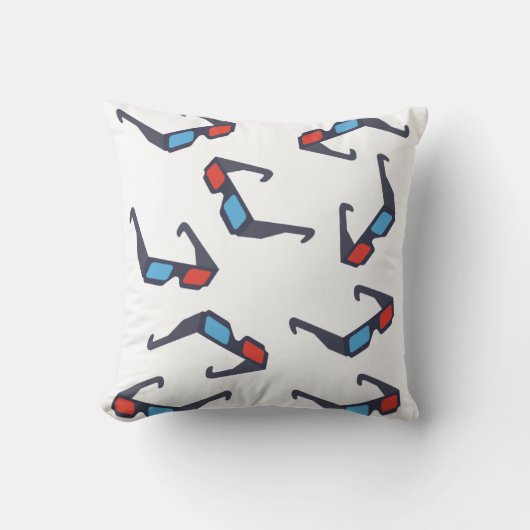 3Dメガネパターン装飾用クッション クッション (正面)