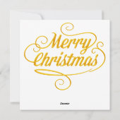 3Dメリークリスマスリースカード シーズンカード (裏面)